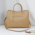 Genuine Leather Tote Bag for Women - Large Capacity