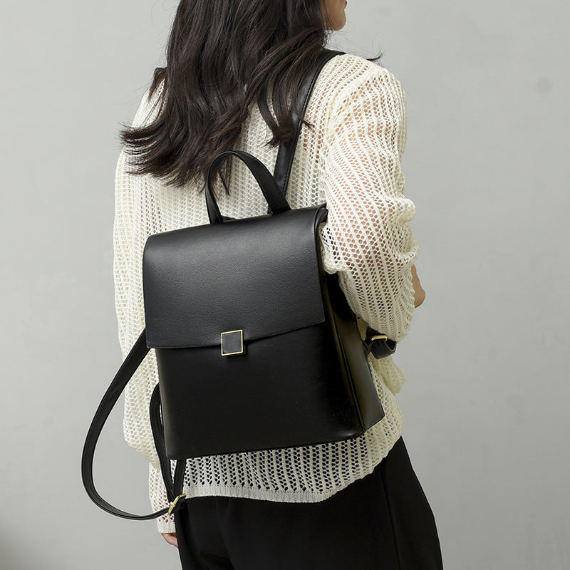 Soft Leather Versatile Student Fashion Travel Bag
