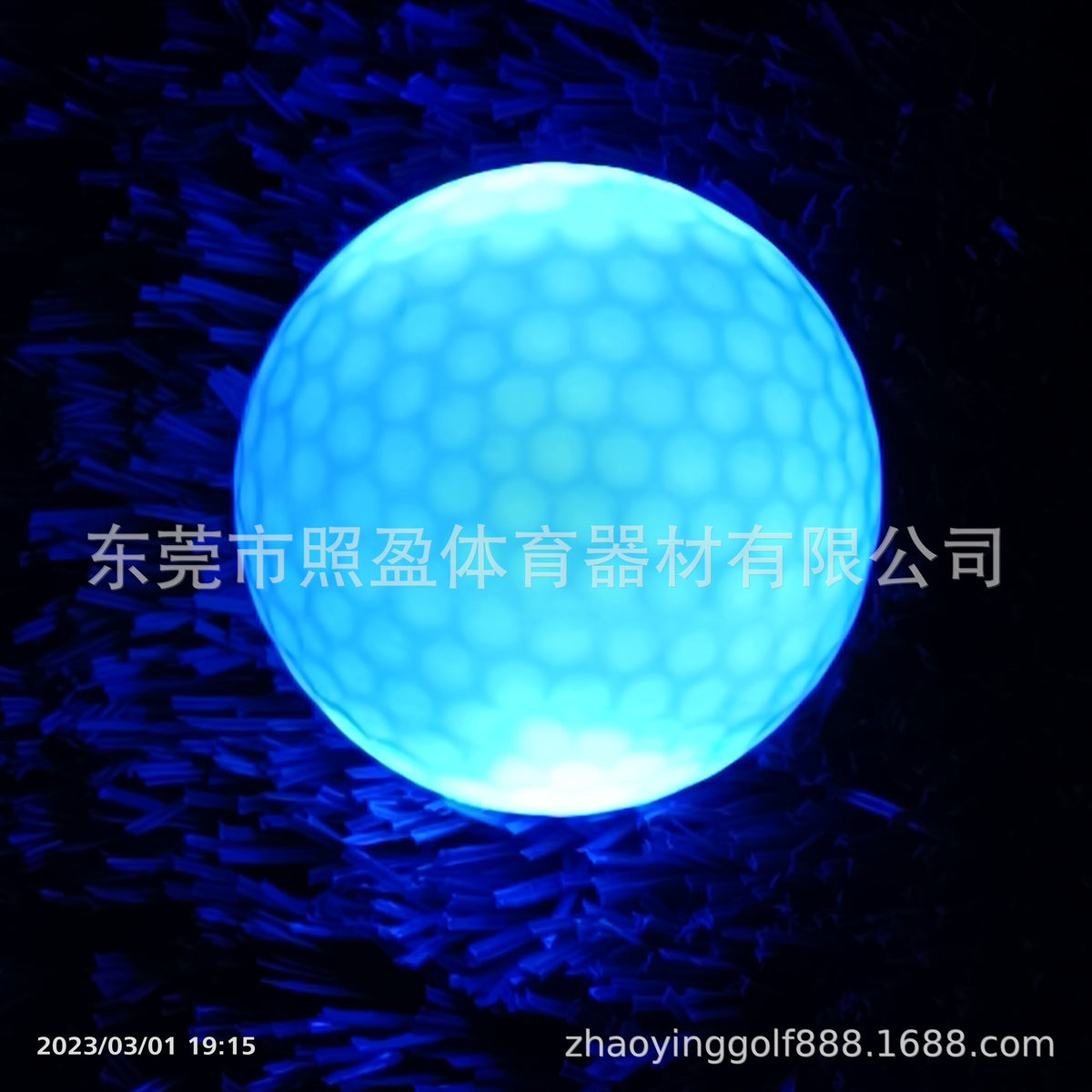 LED Golf Practice Balls with Logo Printing (Glow-in-Dark)