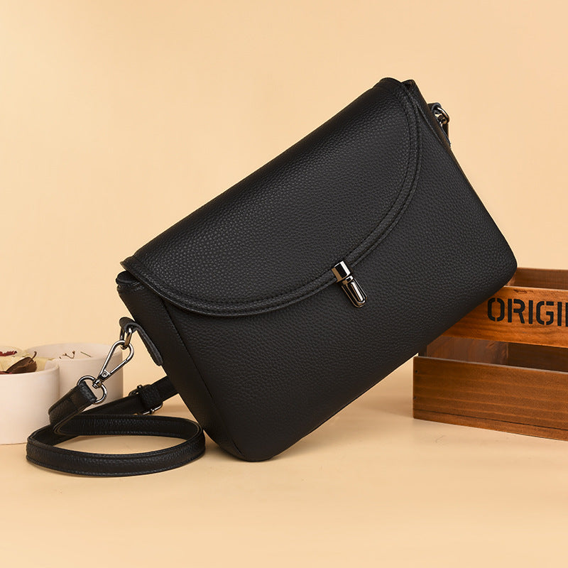 2024 Women's Genuine Leather Crossbody Bag - Stylish