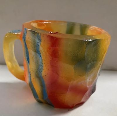 Resin Mineral Crystal Coffee Mugs