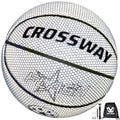 MAIBOLE Basketball Holographic Reflective Glow Basketballs - 27.5 Basketall Size 5 Indoor Outdoor Basketball Reflective Basketball Gift White