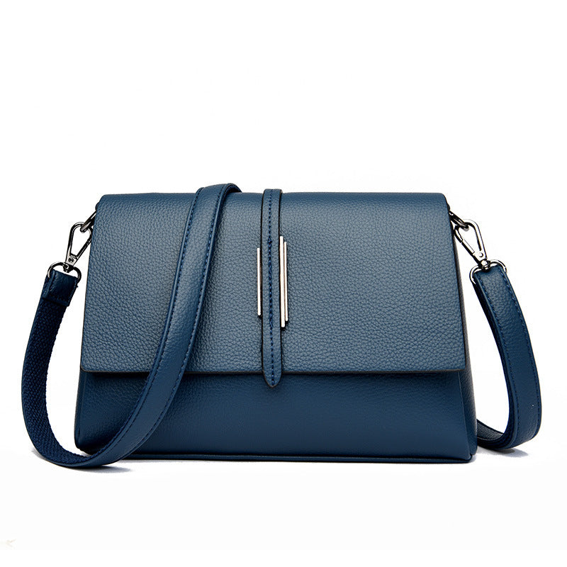 2022 Spring New Korean Minimalist Soft Leather Bag