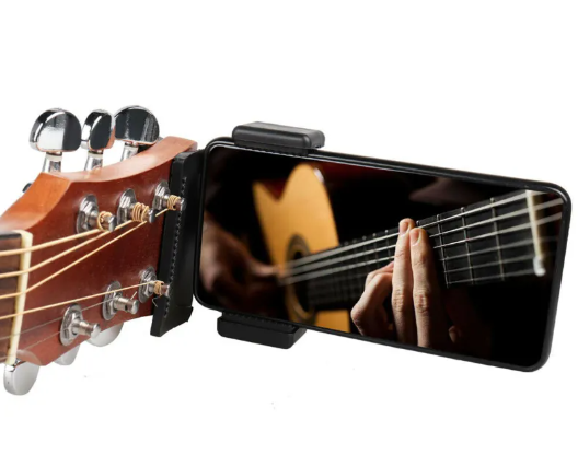 Support de téléphone à pince pour guitare