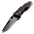 SOG Folding Knife Pocket Knife – Salute Mini Tactical Knife Hunting Knife Flipper Knife with 3.1 Inch Clip Point EDC Knife Pocket Clip (FF1101-CP)
