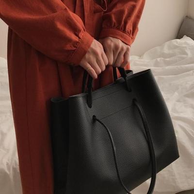 Vintage Large Capacity Soft Leather Shoulder Bag