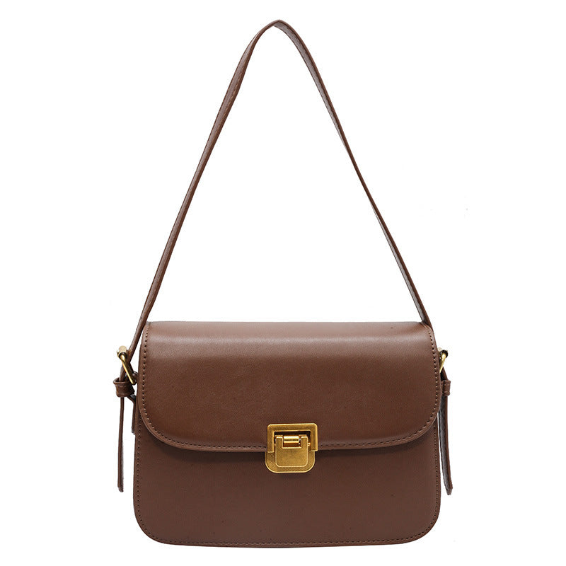 Stylish PU Leather Women's Shoulder Bag - Crossbody Design