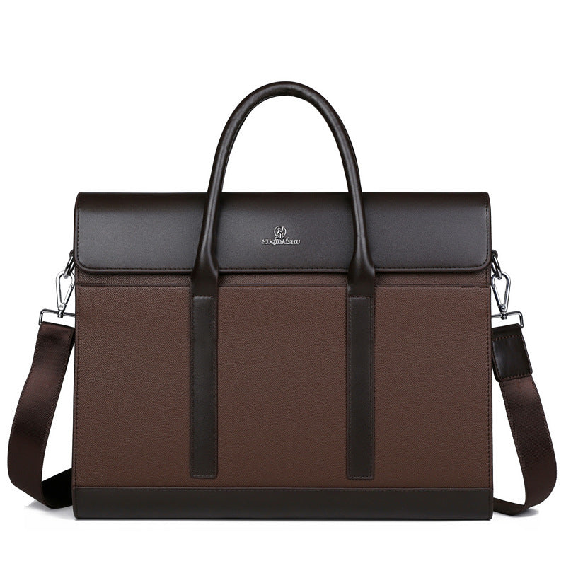 Koochi Kangaroo Business Men's Leather Briefcase Bag