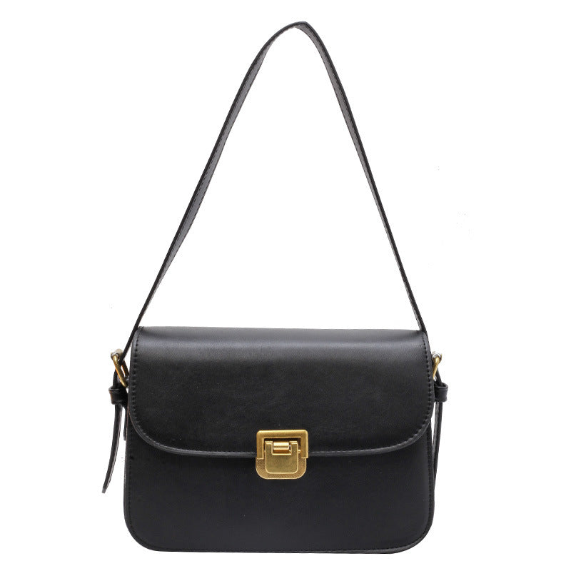 Stylish PU Leather Women's Shoulder Bag - Crossbody Design
