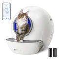 Self-Cleaning Litter Box SMARTELF Automatic Cat Litter Box Extra Large Litter Box for Multiple Cats Smart cat Litter Box Anti Pinch Kitty Litter Box