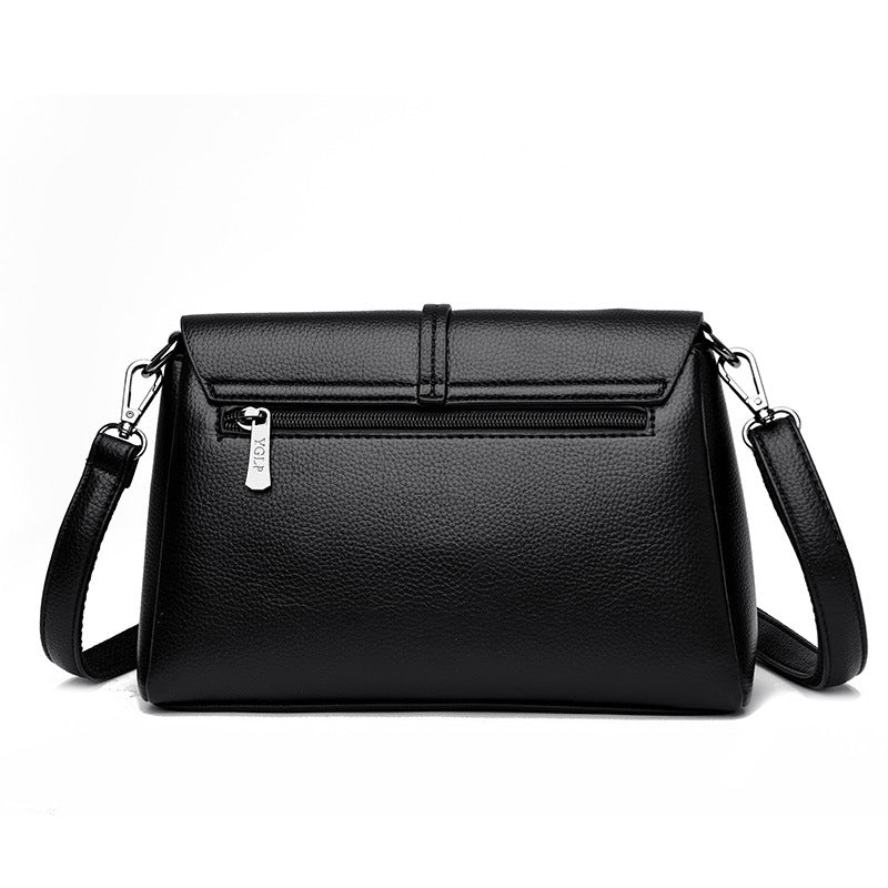 2022 Spring New Korean Minimalist Soft Leather Bag