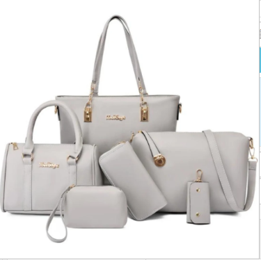 Luxury Leather Bag Set of 6 - Fashionable Design