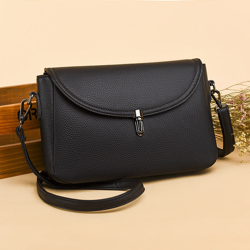 2024 Women's Genuine Leather Crossbody Bag - Stylish