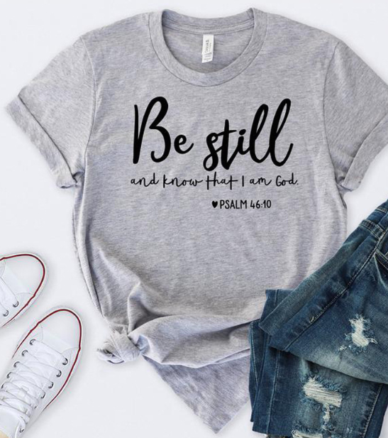 T-Shirt Manches Courtes Lettre T