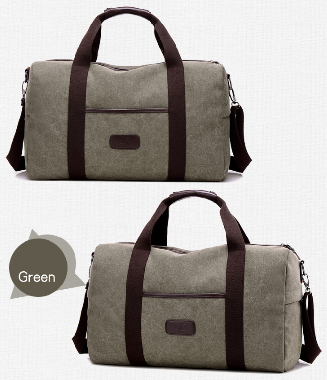 Vintage Canvas Duffle Bag for Men and Women