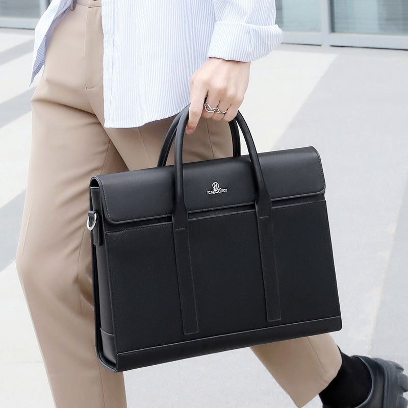 Koochi Kangaroo Business Men's Leather Briefcase Bag