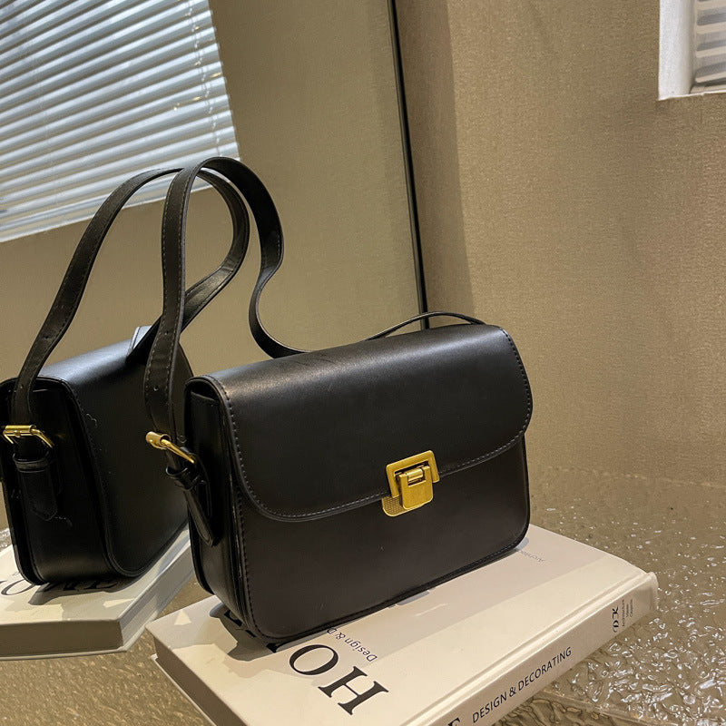 Stylish PU Leather Women's Shoulder Bag - Crossbody Design