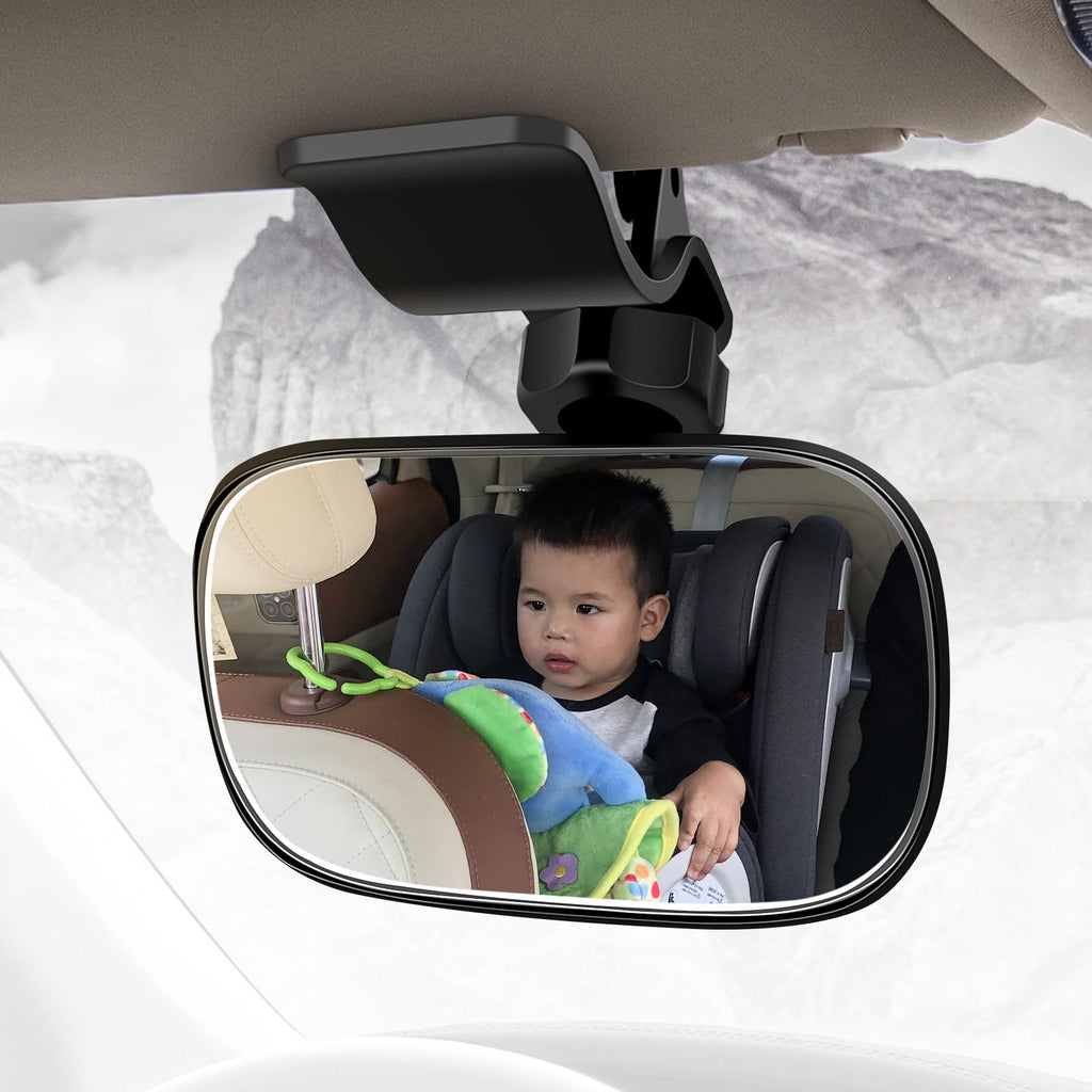 utiiy Rétroviseur de voiture pour bébé Rétroviseur de voiture pour chien Rétroviseur d'observation de siège arrière pour enfants et animaux domestiques