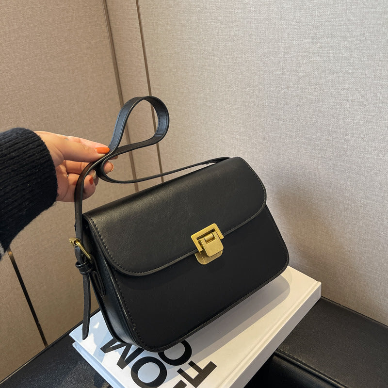 Stylish PU Leather Women's Shoulder Bag - Crossbody Design