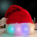 Christmas Hat LED Light Plush Children's Adult Christmas Decorations