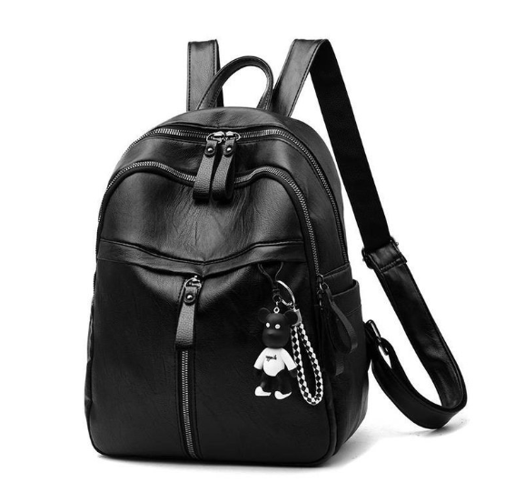 Women's Leather Casual Shoulder Bag - Large Capacity
