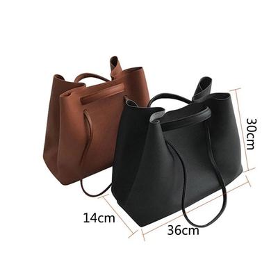 Vintage Large Capacity Soft Leather Shoulder Bag