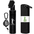 Golf Water Brush and Waffle Pattern Golf Towel. Golf Club Brush/Golf Accessories for Men/Golf Gifts