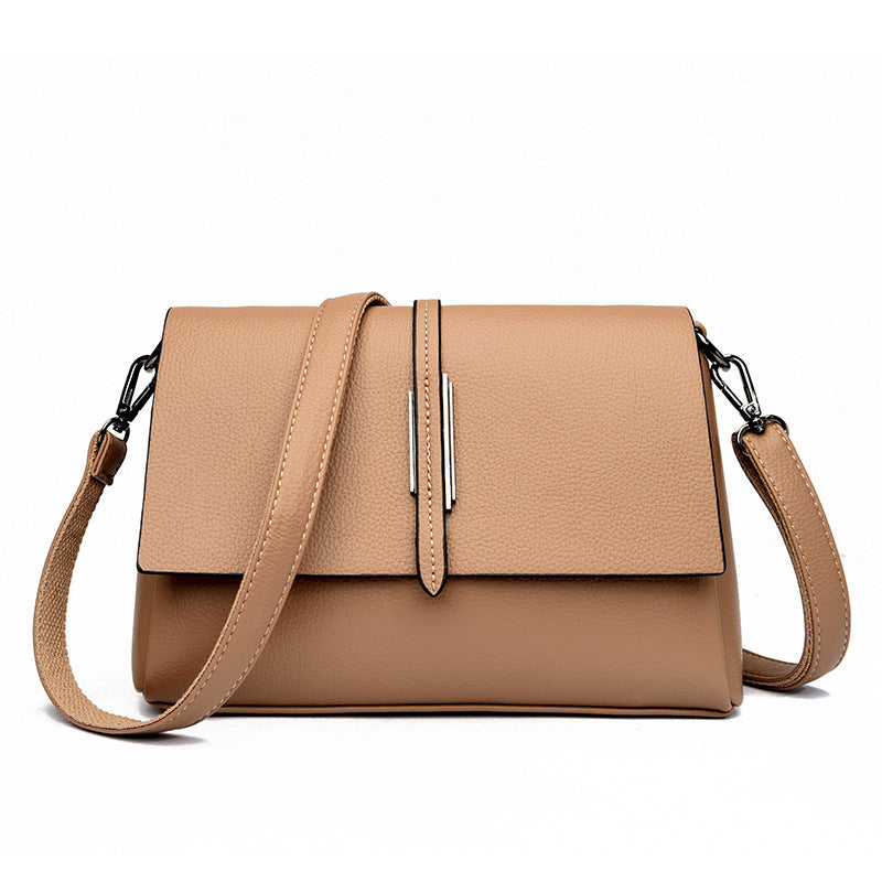 2022 Spring New Korean Minimalist Soft Leather Bag