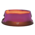 Silipint: Aqua-Fur Silicone Dog Bowl: Sun Storm - 18oz Colapsible/Foldable Lightweight Feed & Water Dish Pet Travel