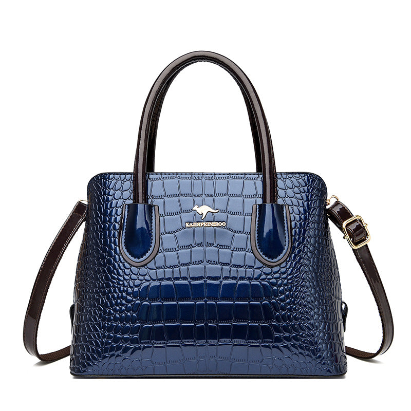 Glossy Patent Leather Women's Crossbody Shoulder Bag