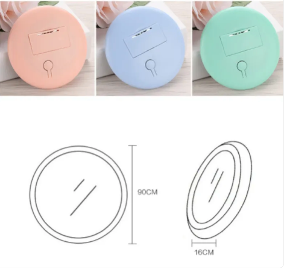 Miroir de Maquillage LED Rechargeable | Miroir de Beauté Portable HD