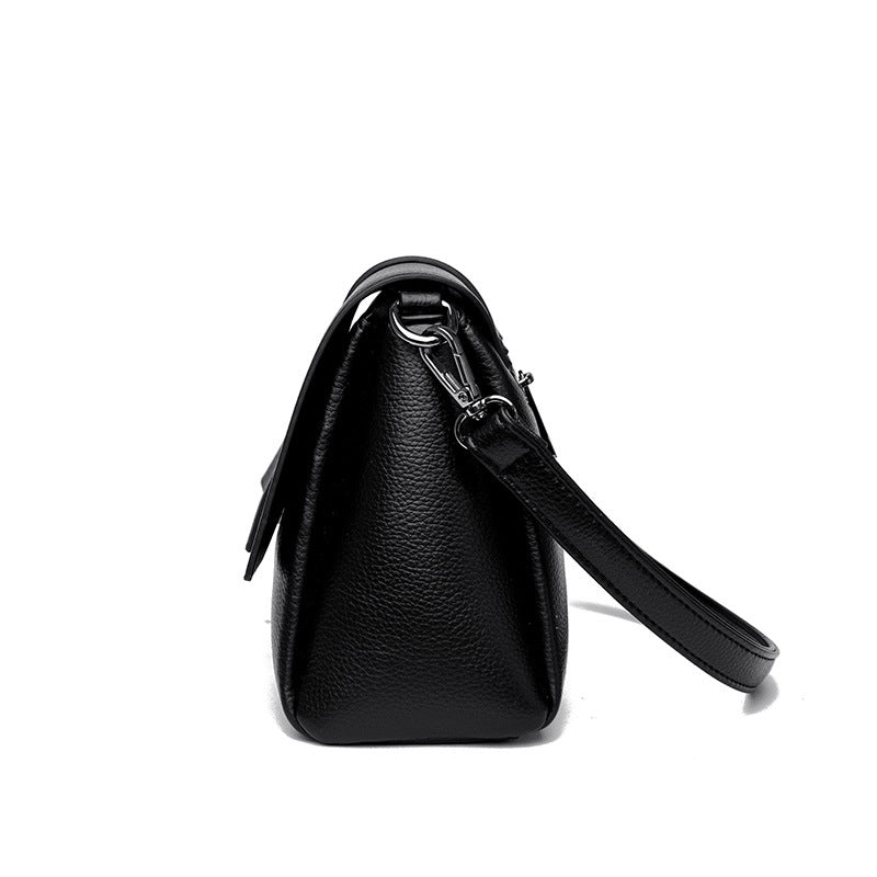 2022 Spring New Korean Minimalist Soft Leather Bag