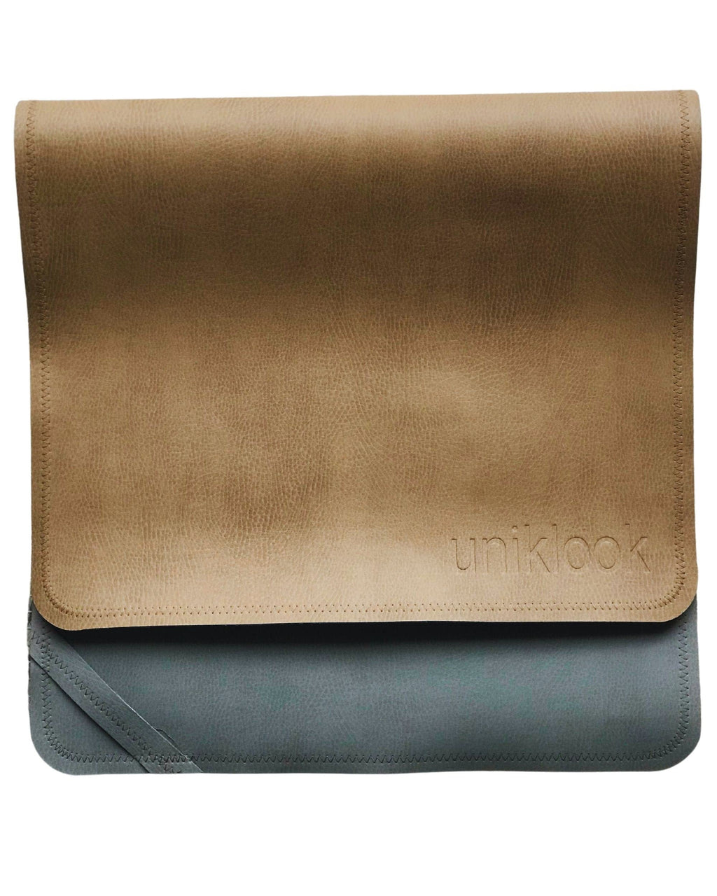 Uniklook Leather Portable Changing Pad for Baby- Vegan Leather Baby Changing Mat - Travel Baby Changing Mat - Baby Changing Mat - Multipurpose Portable Diaper Change Mat waterproof 16"x30"