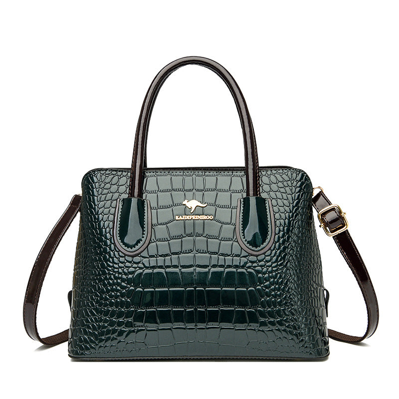 Glossy Patent Leather Women's Crossbody Shoulder Bag