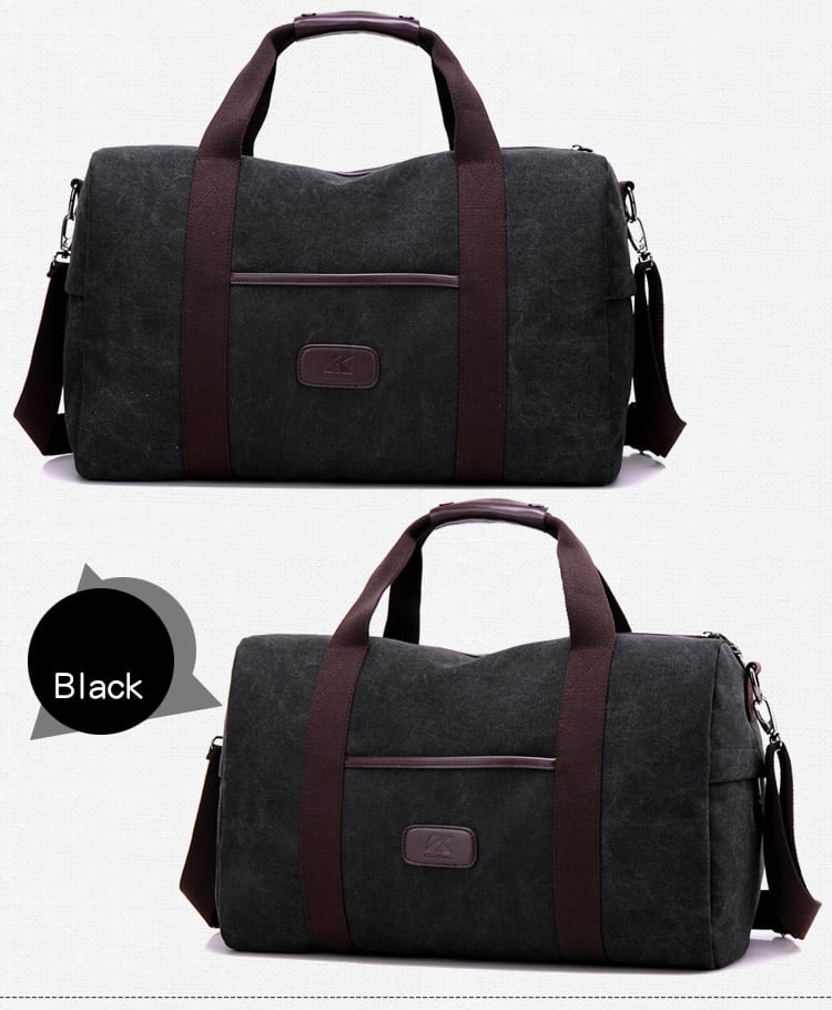 Vintage Canvas Duffle Bag for Men and Women