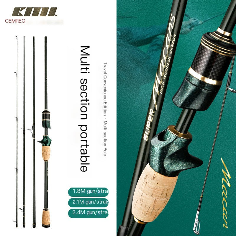 Portable Spinning Fishing Rod for Sea Fishing