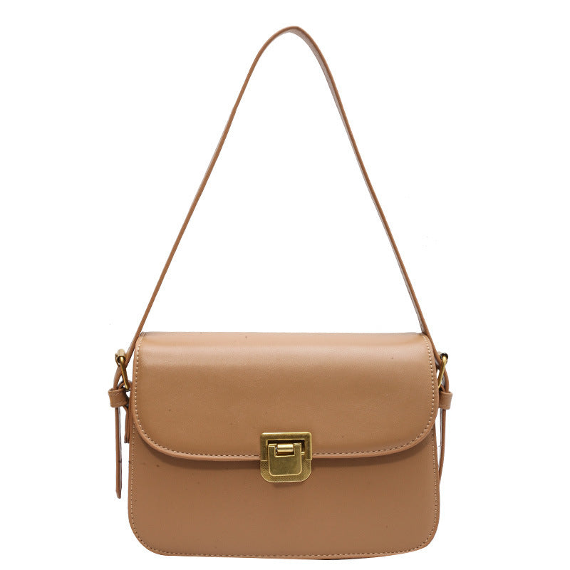 Stylish PU Leather Women's Shoulder Bag - Crossbody Design