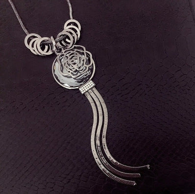 Long Necklace, Sweater Necklace, Accessory Necklace