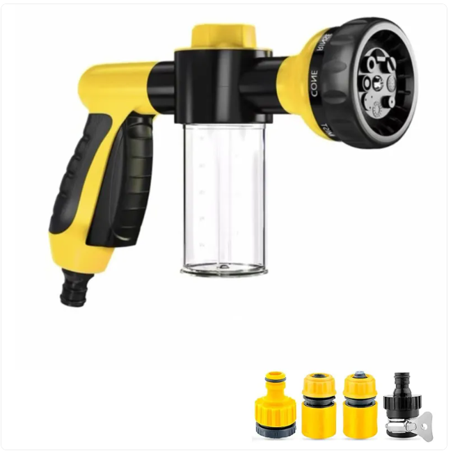 Lavage pour chiens en extérieur, pulvérisateur de douche pour animaux de compagnie haute pression, brosse de douche pour chiens et animaux de compagnie